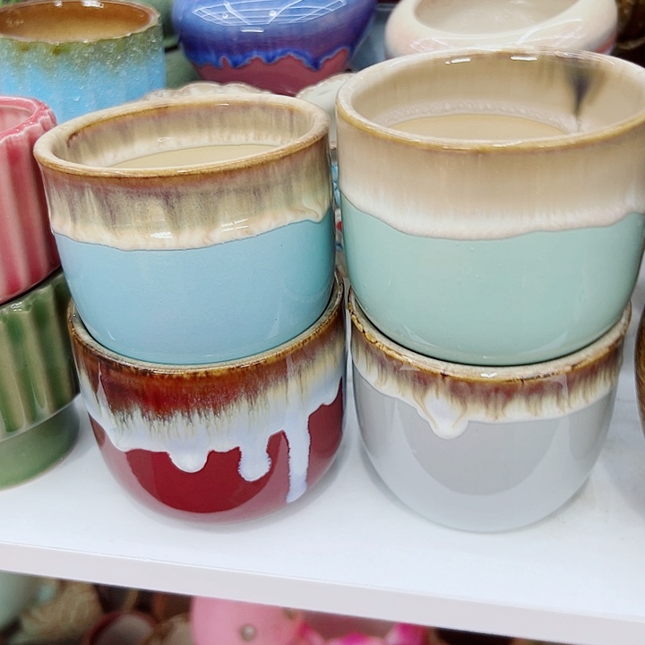 有孔，满10元包邮多肉陶瓷花盆