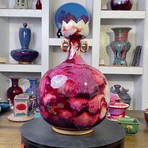 摆件禹州神后钧瓷原产地~