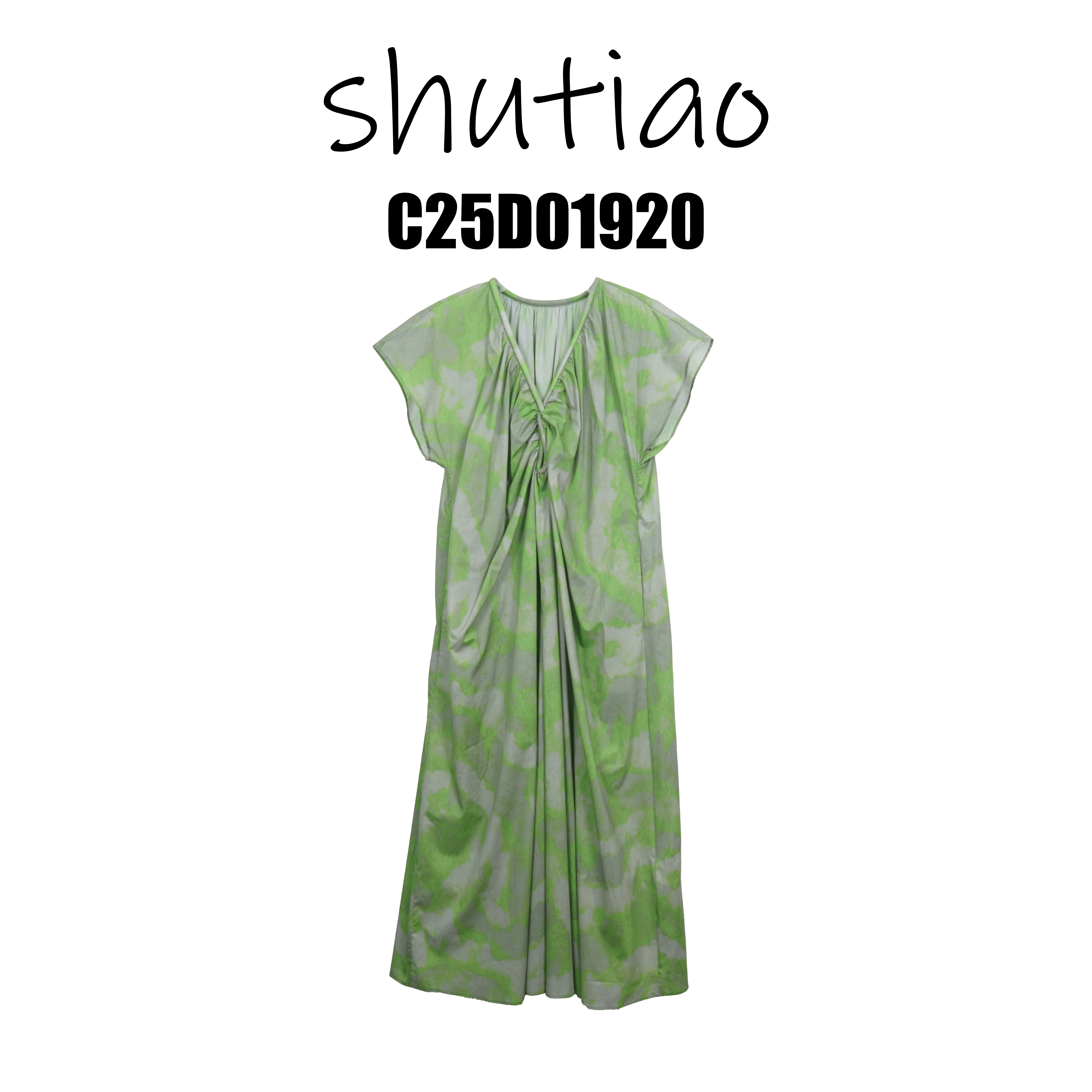 【SHUTIAO】2025夏季：新款小众设计款连衣裙C25D01920