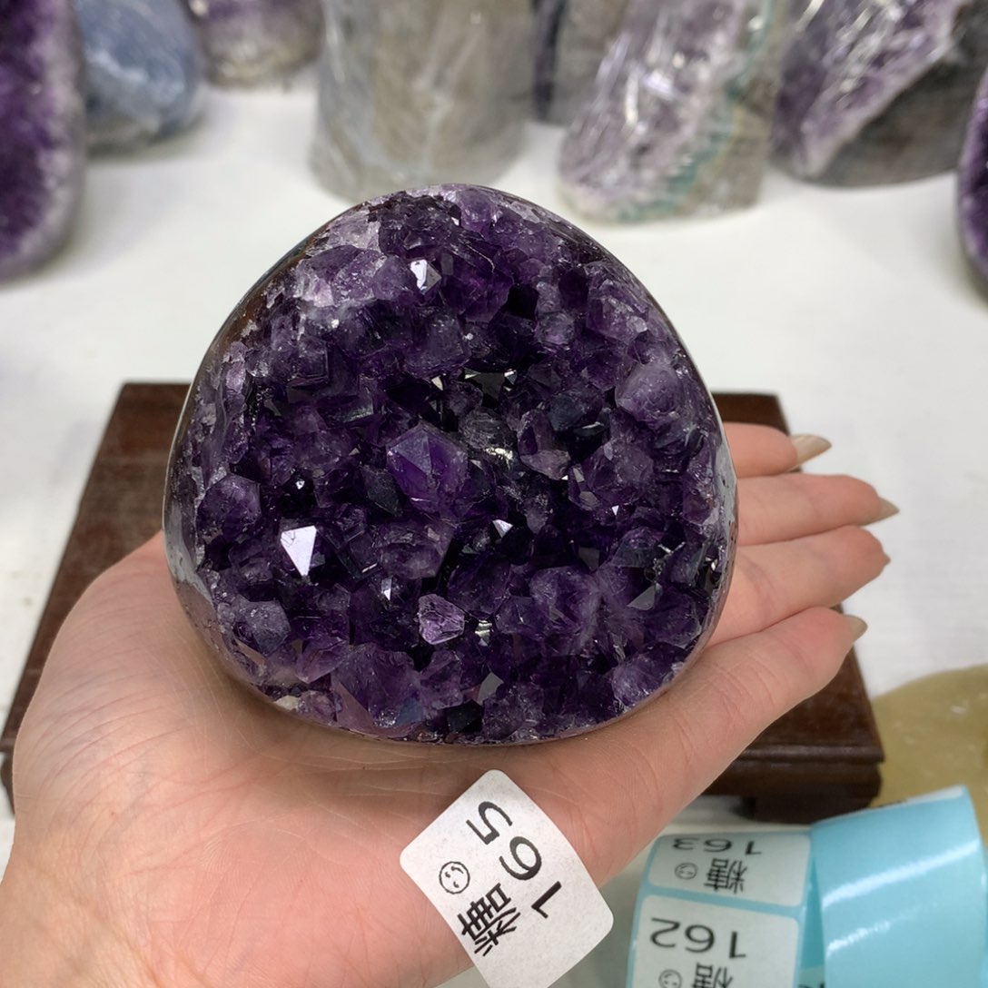 紫晶摆件未镶嵌水晶
