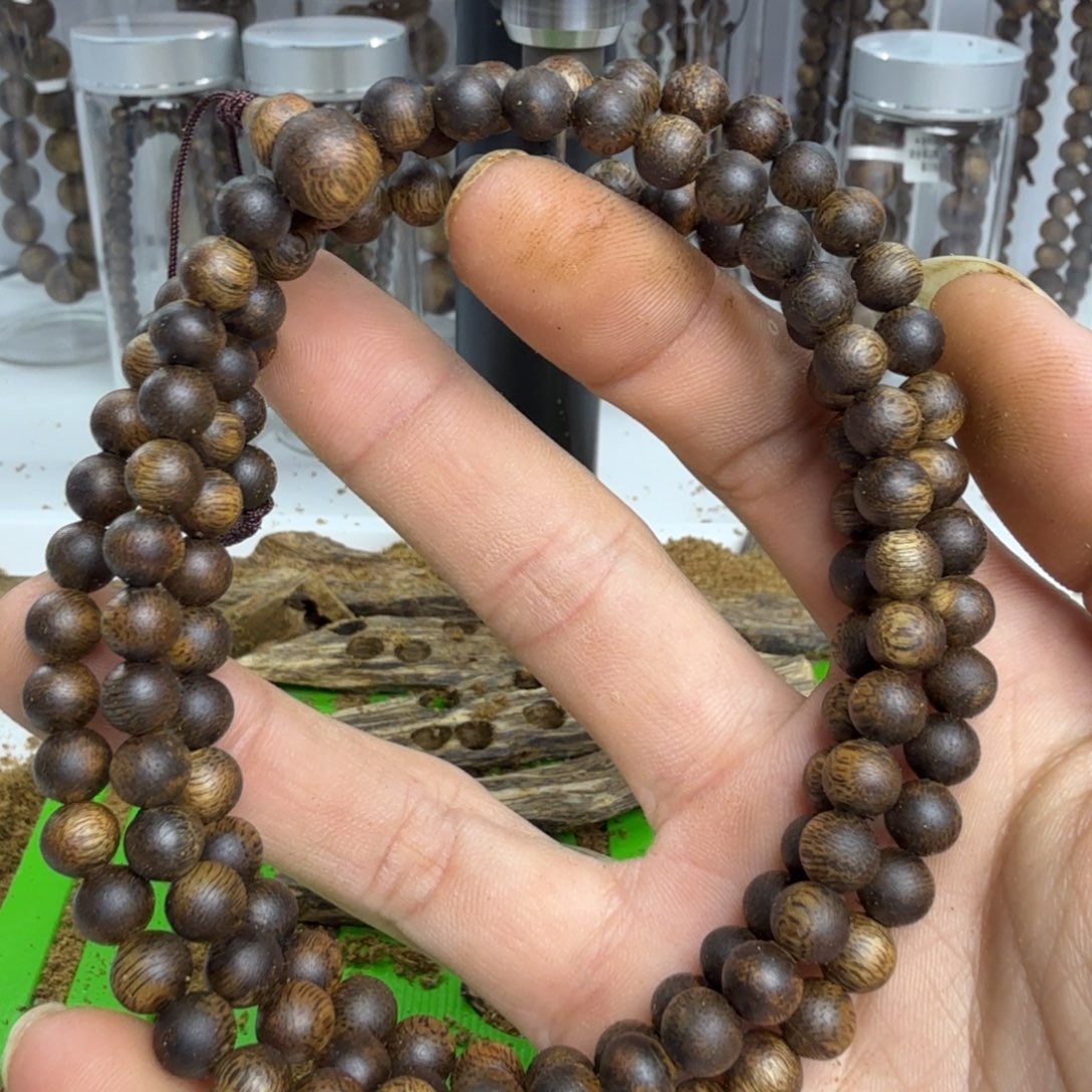 嘟***～沉香手串奇楠沉香手串0.6规格15克➕