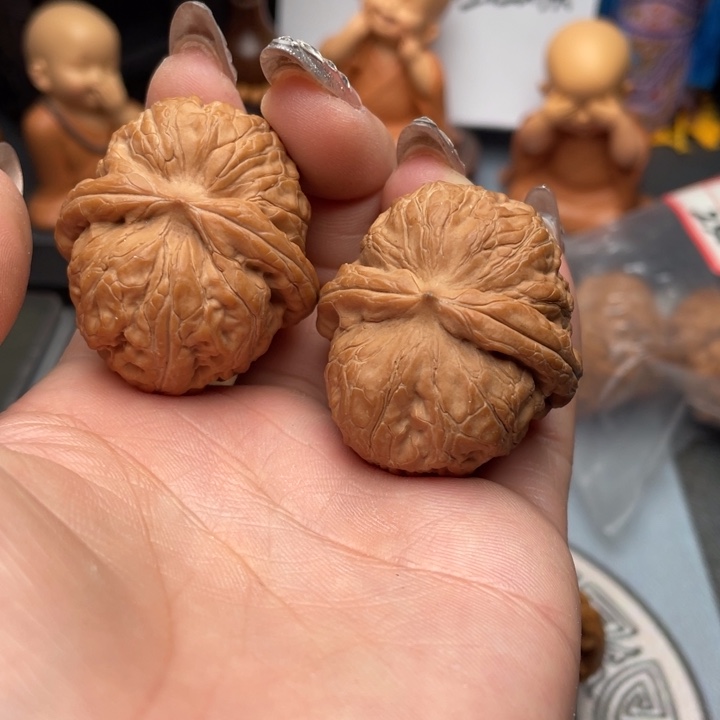 文玩核桃把件元宝全品39尺