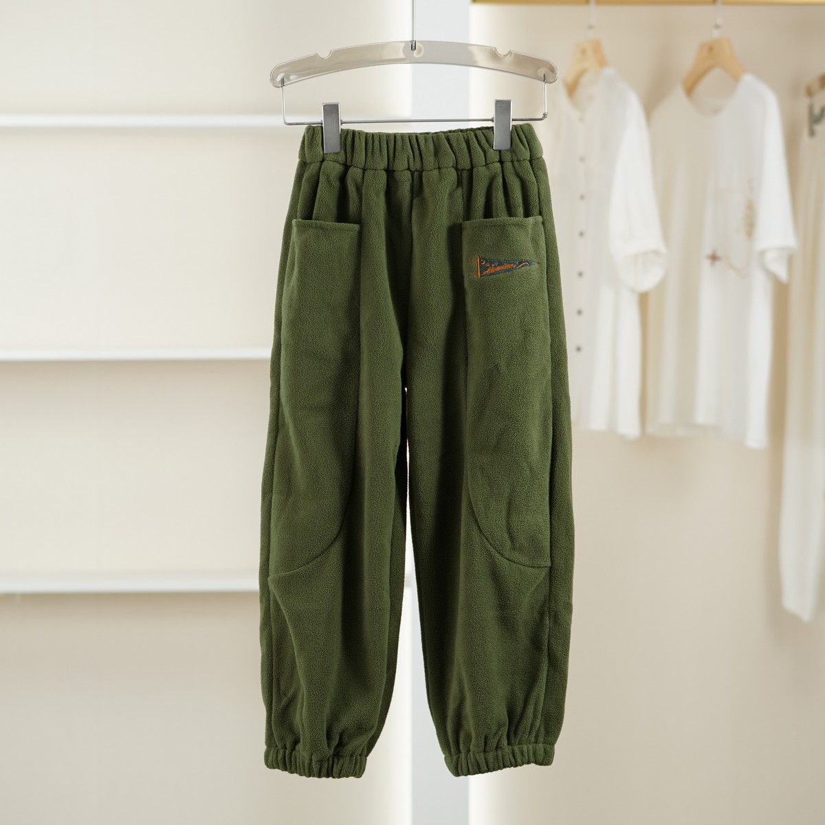 麦迪尚品 一路童行【植】3112961休闲摇粒绒儿童长裤秋冬品牌折扣