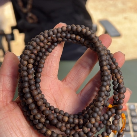 沉香手串白棋沉水卡0.4多样性发1条