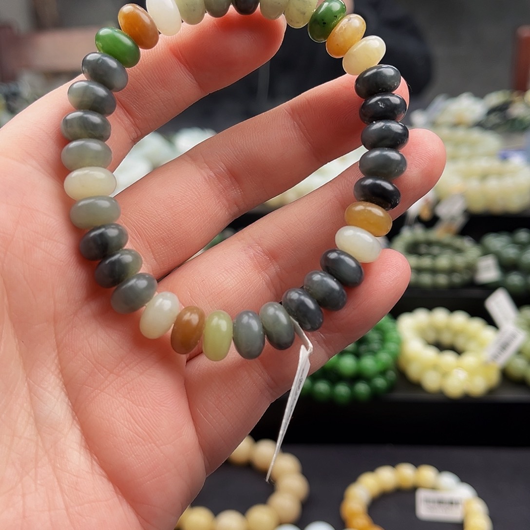 和田玉手串未镶嵌