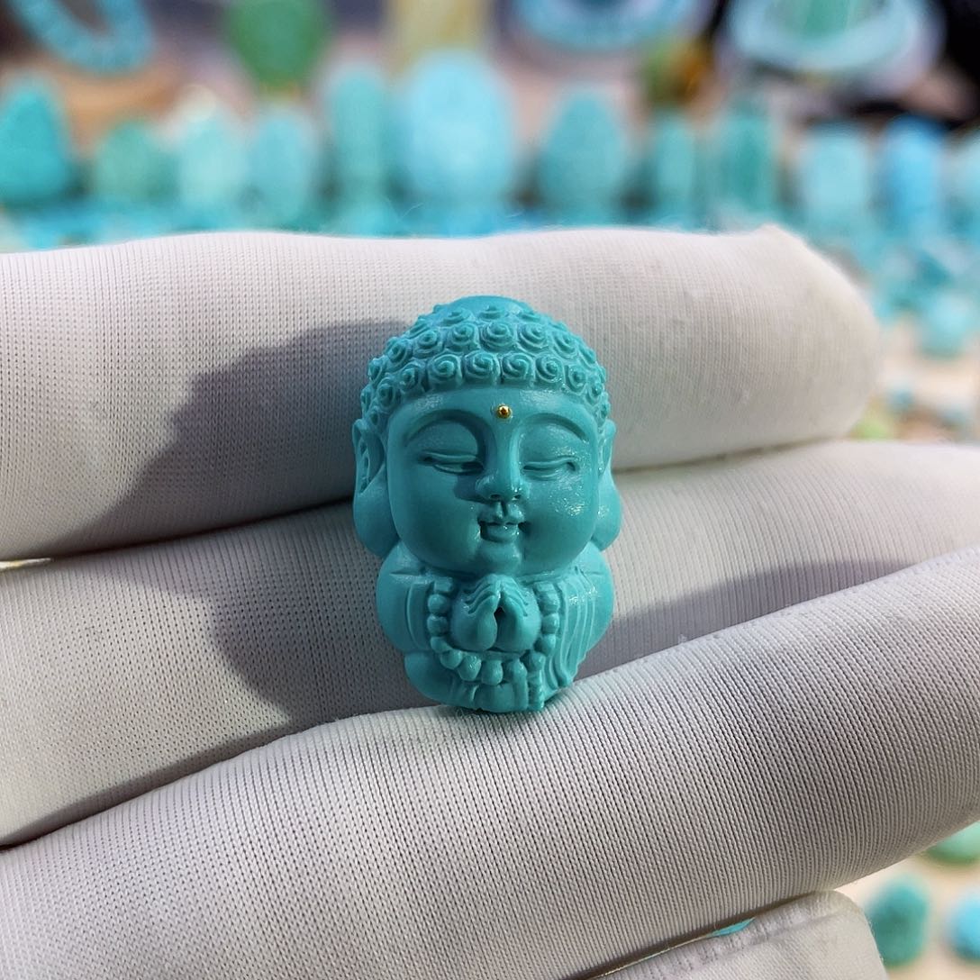 绿松石珠宝奇石未镶嵌