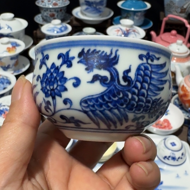 景德镇手工手绘杯