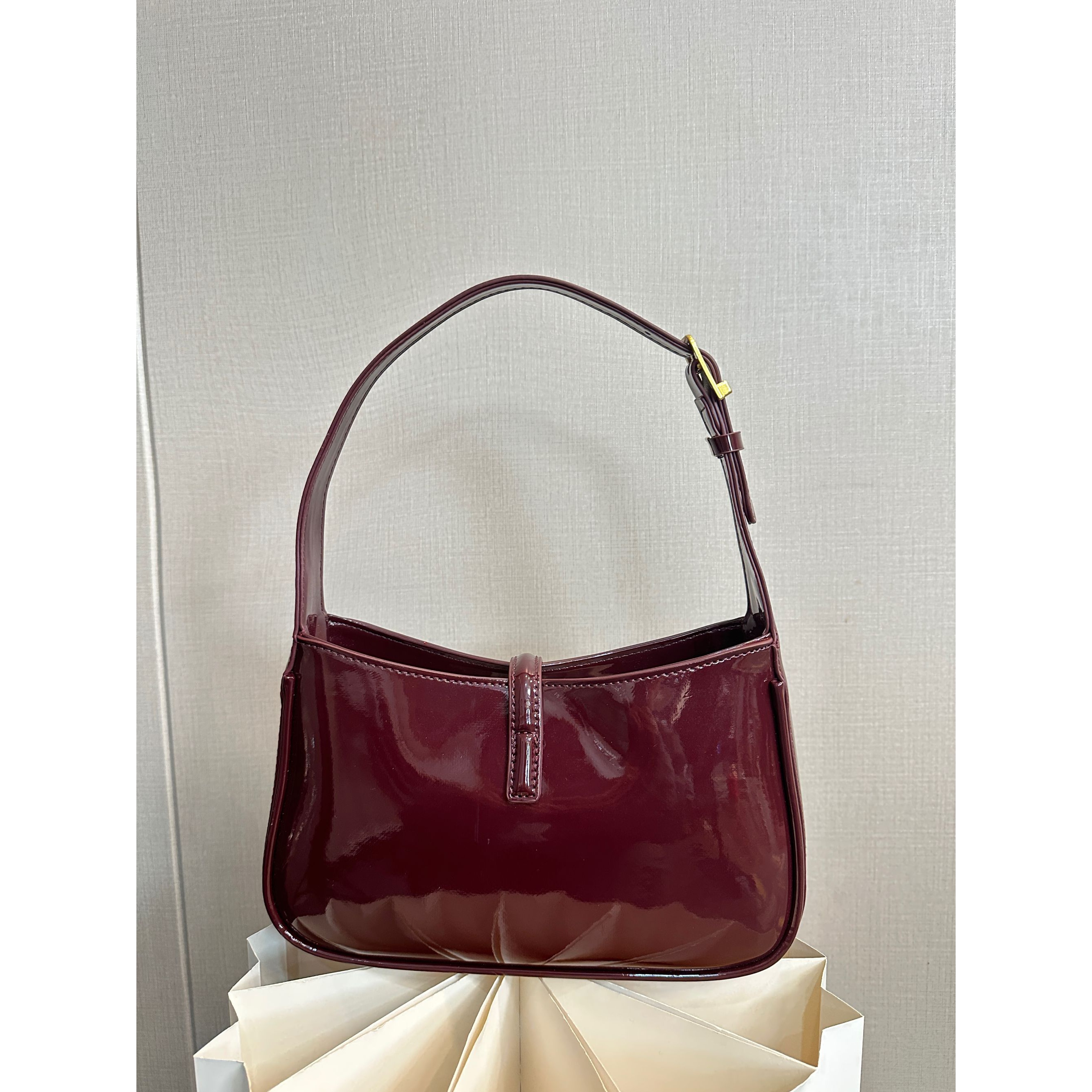 TOLEX2025新款手工女包腋下细休闲时尚百搭红色