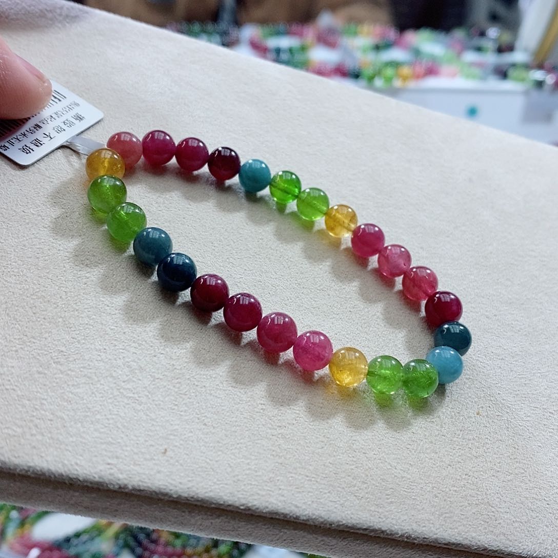 碧玺手链未镶嵌手链