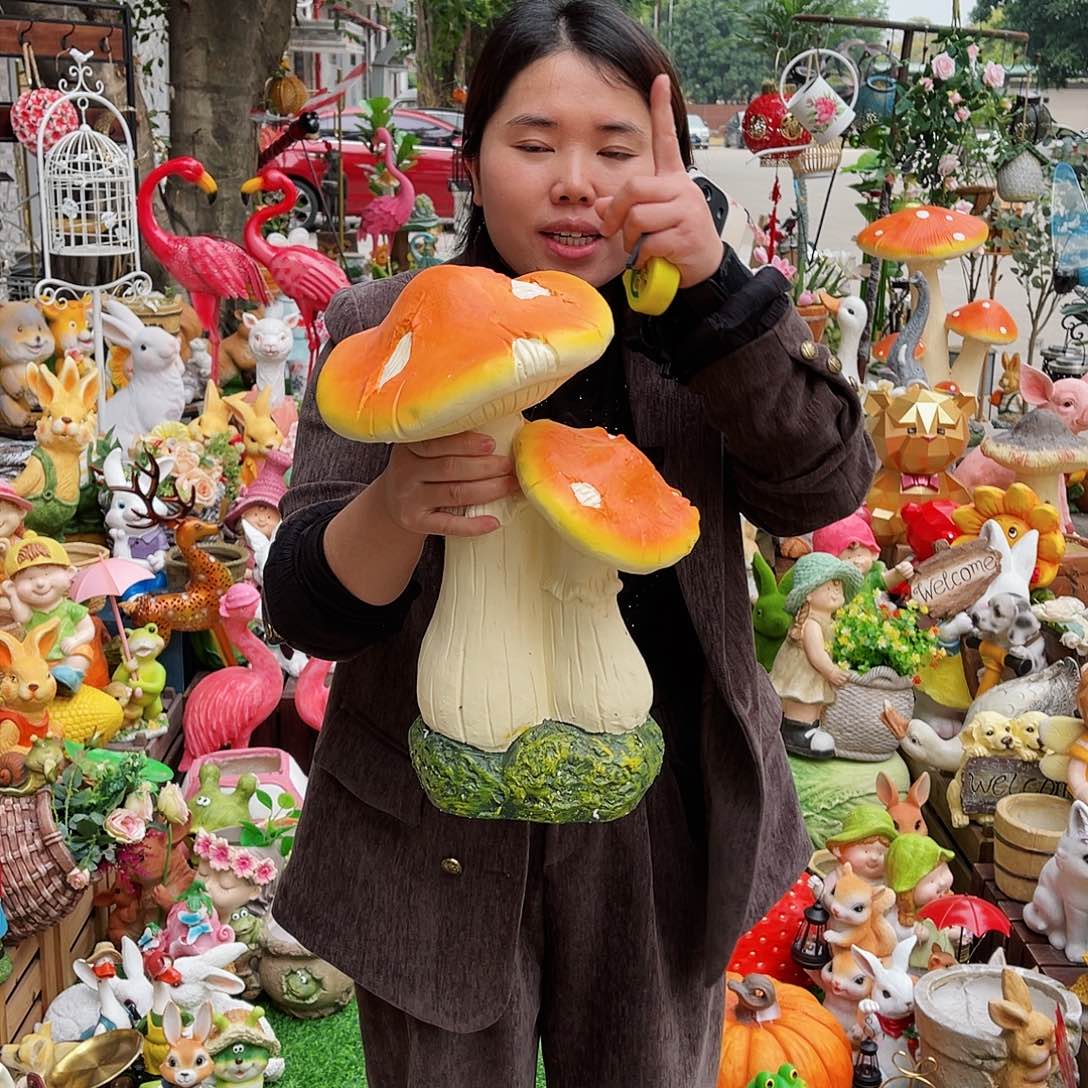 【闪购商品】无铅玻璃花园摆件&000&