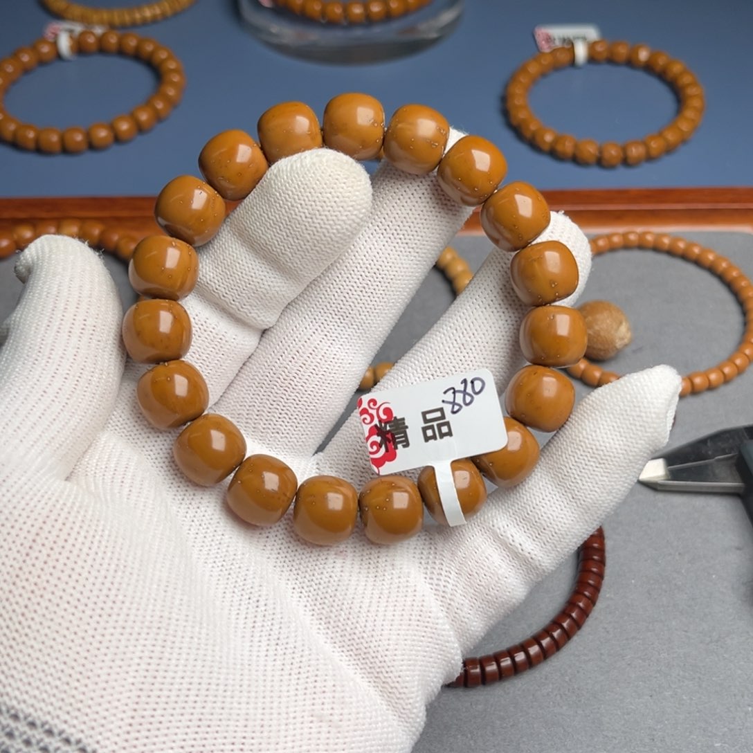 紫金鼠手串12➕尺实心鼠精品