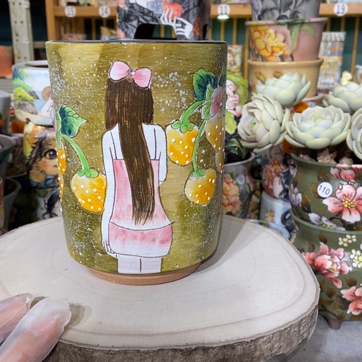 红陶景德镇艺术手绘作品