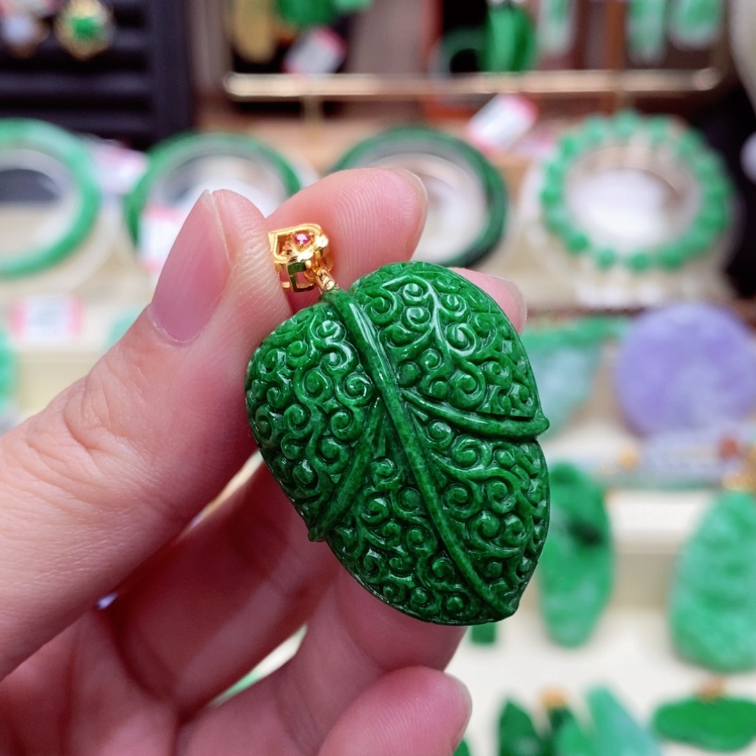 颈饰未镶嵌翡翠翡翠吊坠