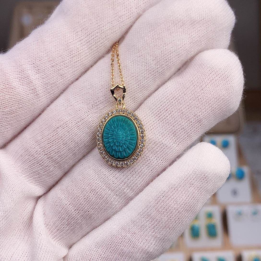 绿松石珠宝奇石未镶嵌