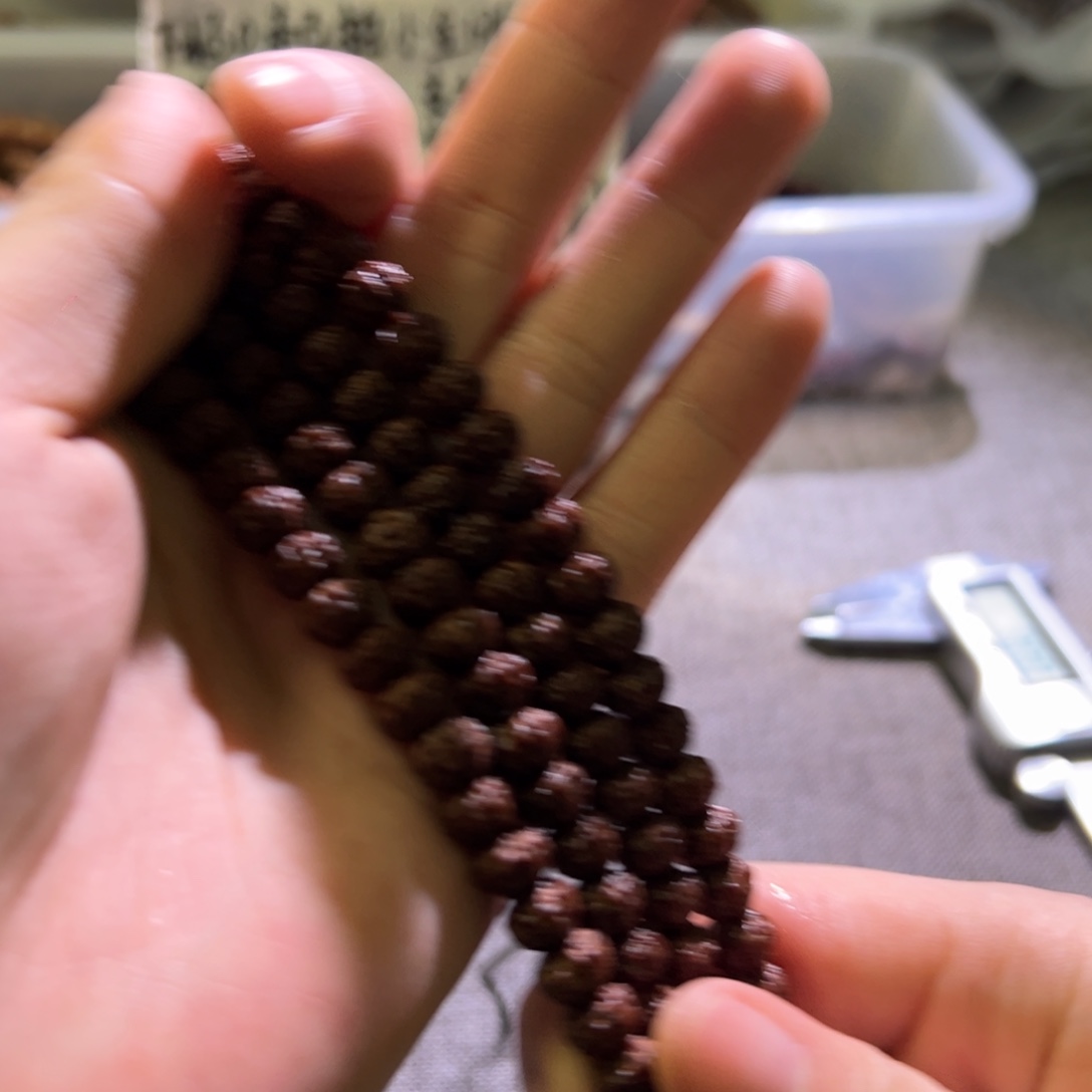 金刚菩提吊坠凹底梅花二合一8.2mm