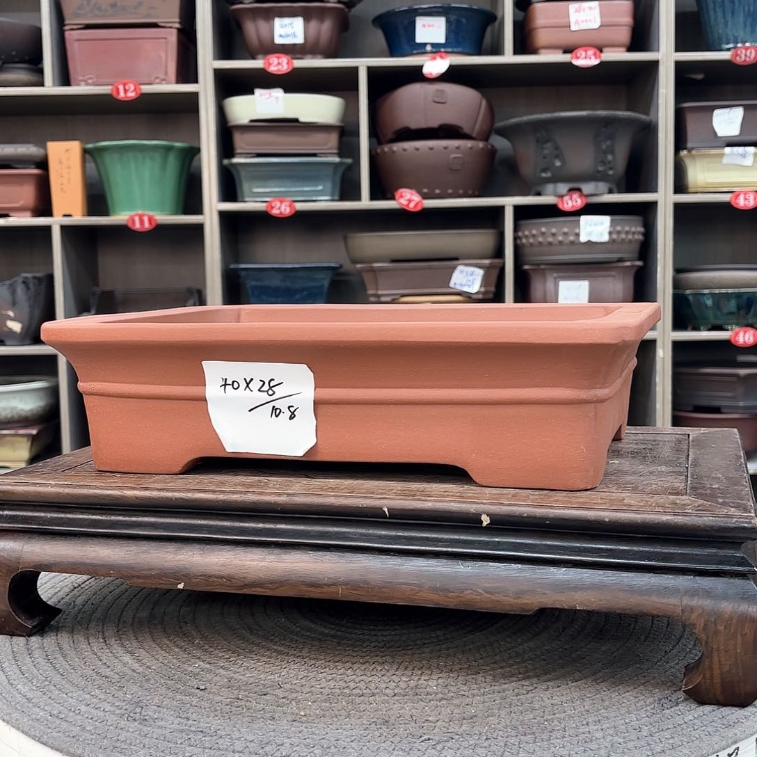 紫砂花盆紫砂的颜色很好看