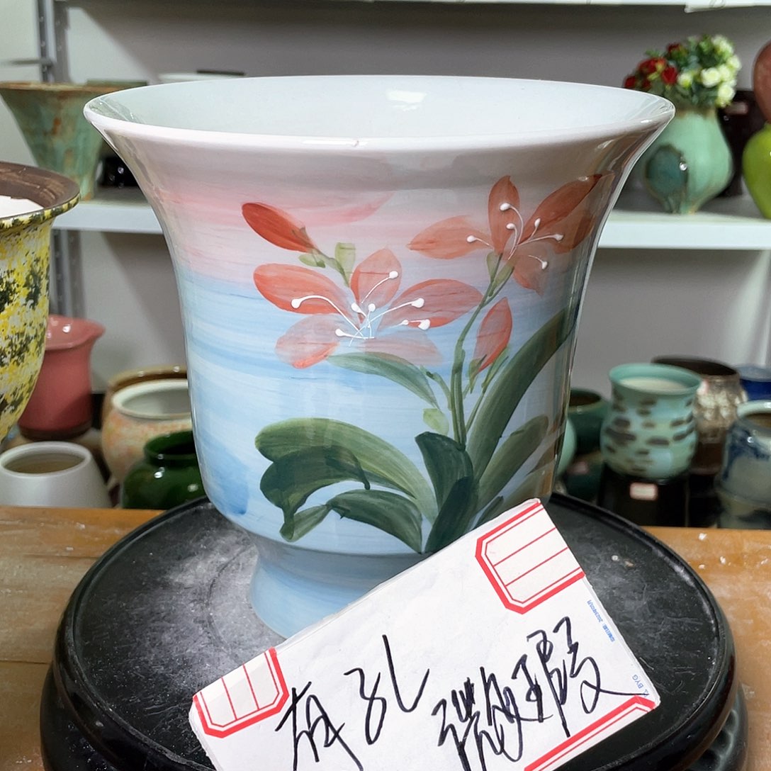 景德镇陶瓷高温花盆