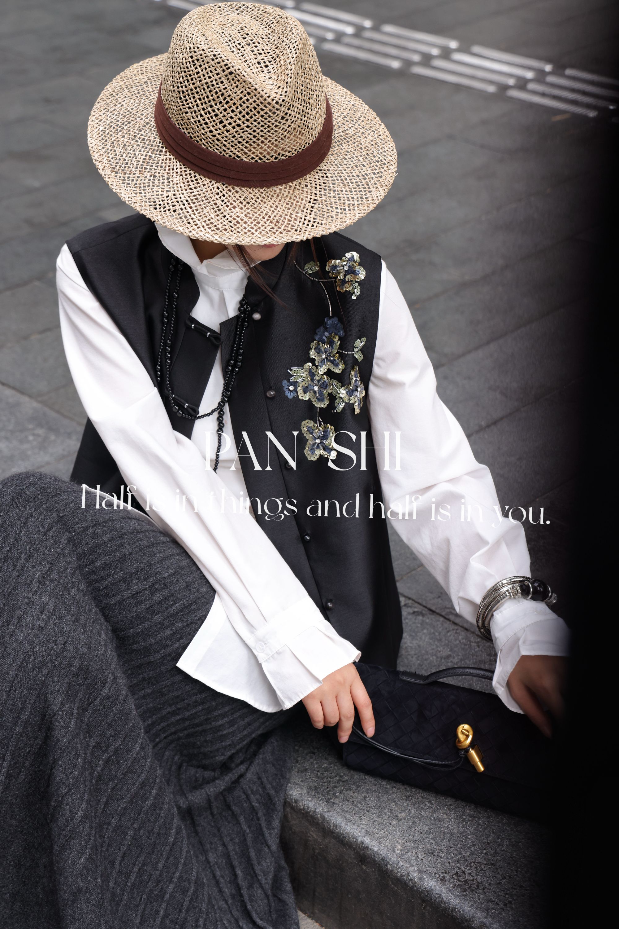 PANSHI【锦绣华服】设计款新中式立体重工钉花刺绣马甲国风气质坎肩