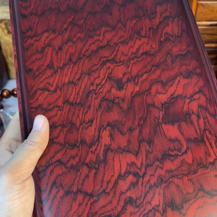 木红酸枝独板托盘