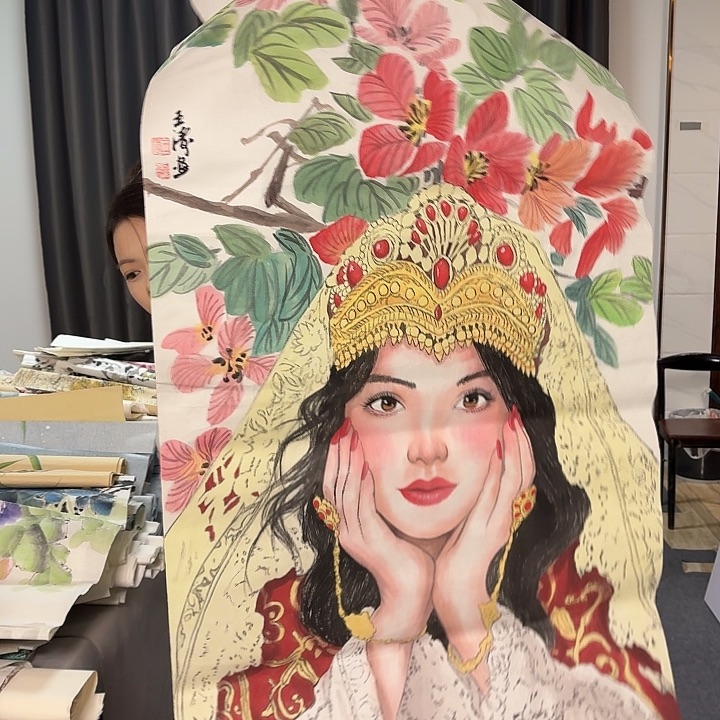 国画纯手绘纯手绘纯手绘