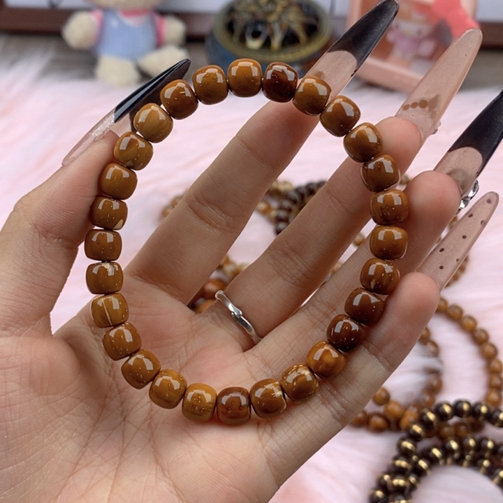 紫金鼠手串紫金鼠实心老型19号