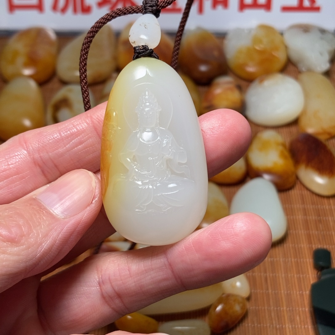 时***匆和田玉（白玉）未镶嵌颈饰