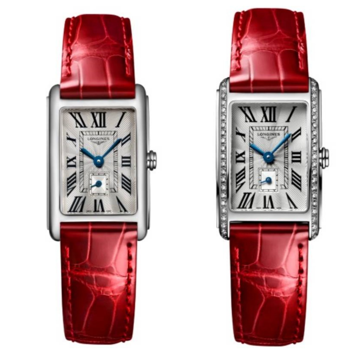 99新 Longines/浪琴 黛绰维纳/石英/白盘罗马/时尚简约/女士腕表