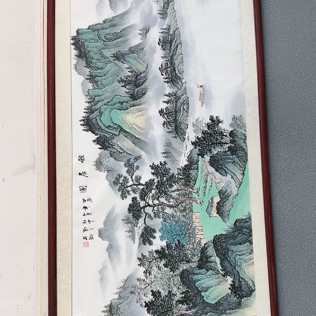 国画@***茶手绘作品质量不错