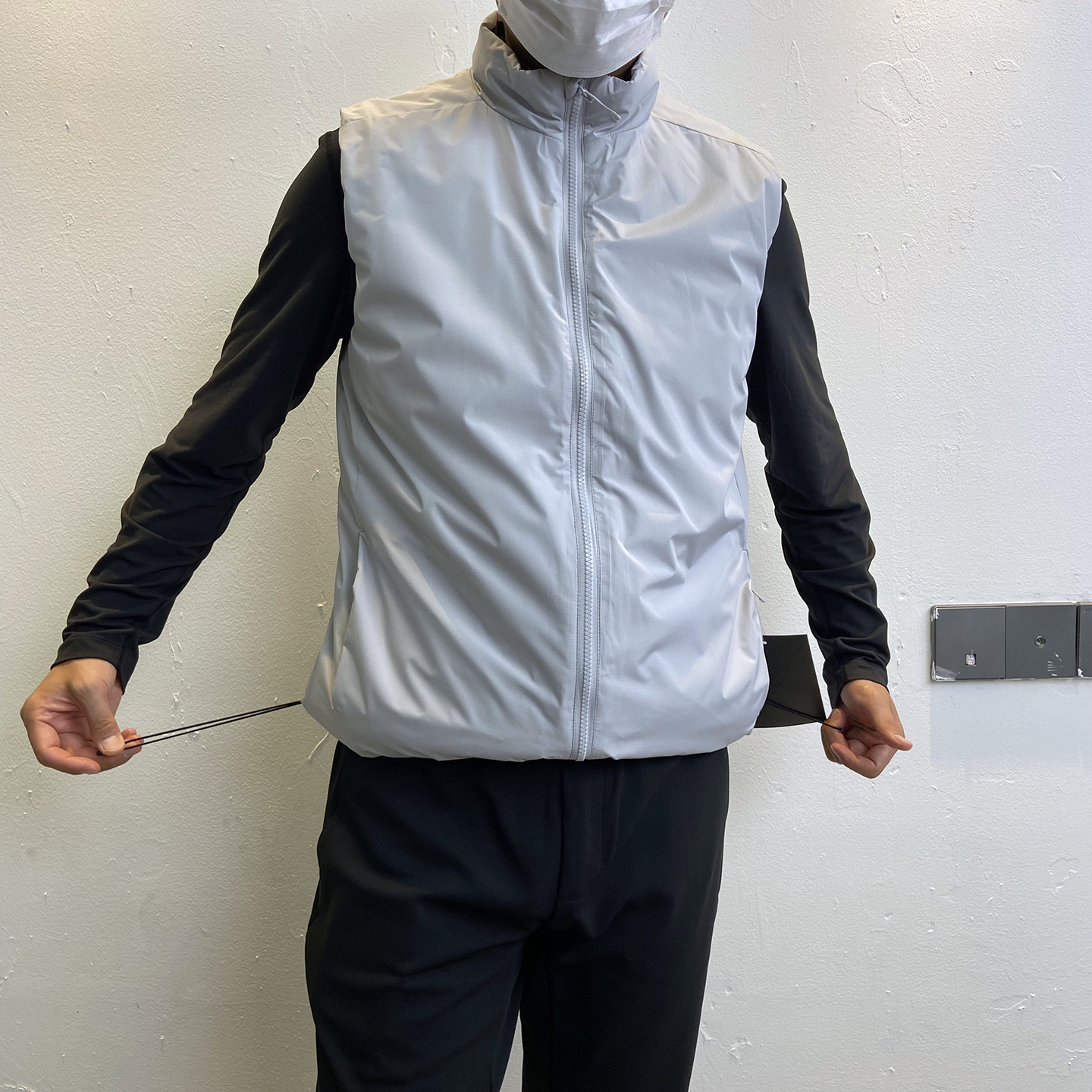 迪象鸟马甲男士时尚休闲无袖坎肩马夹外套运动休闲棉马甲无袖棉服