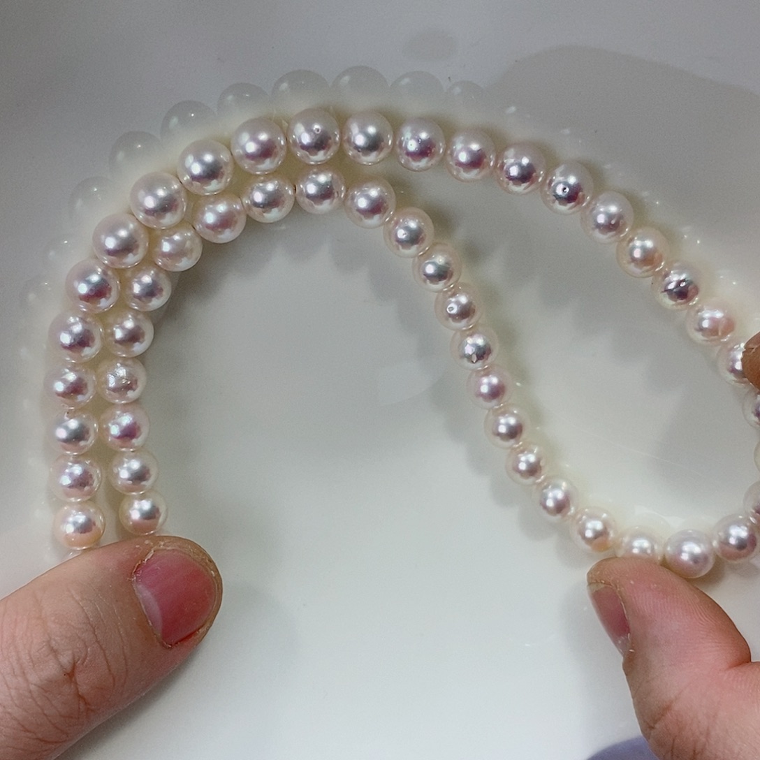 海水珍珠颈饰银S925镶嵌