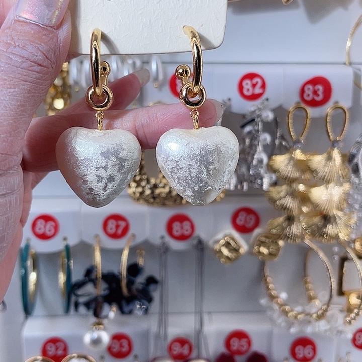 仿珍珠铁合金合金饰品耳饰14