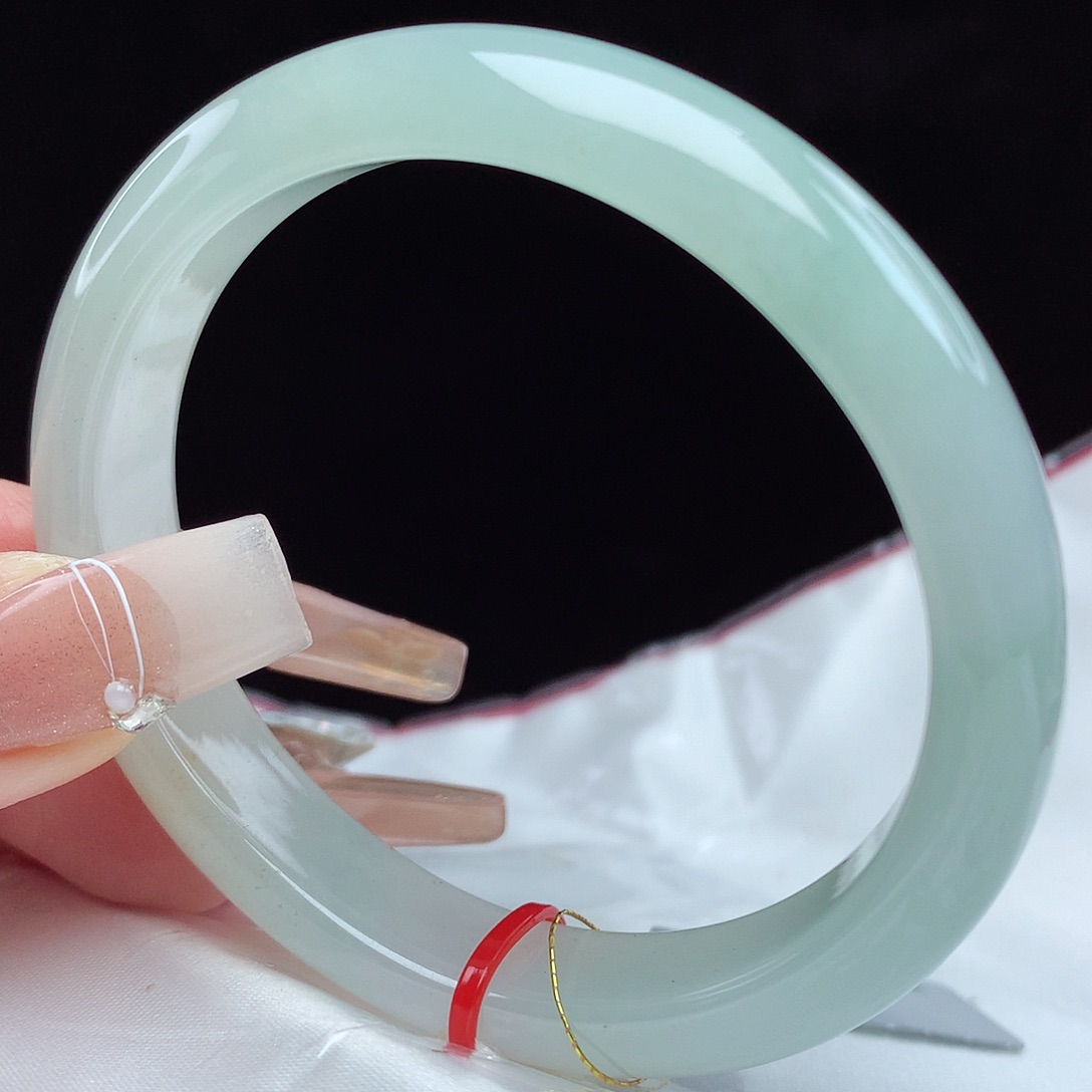 翡翠手镯（贵妃镯）未镶嵌54贵妃2844