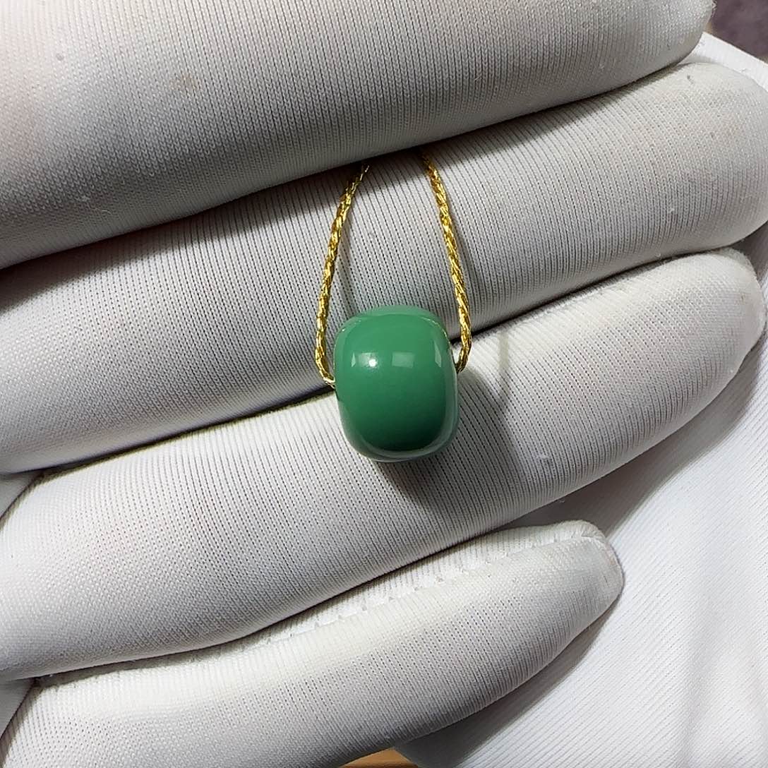 绿松石未镶嵌10mm➕单珠