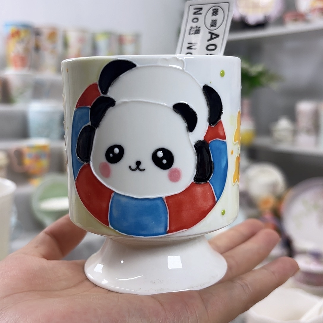 手绘高温釉下彩陶瓷