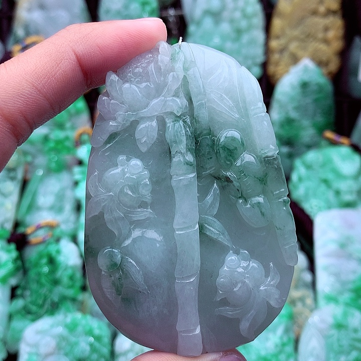 翡翠吊坠(不含链)未镶嵌