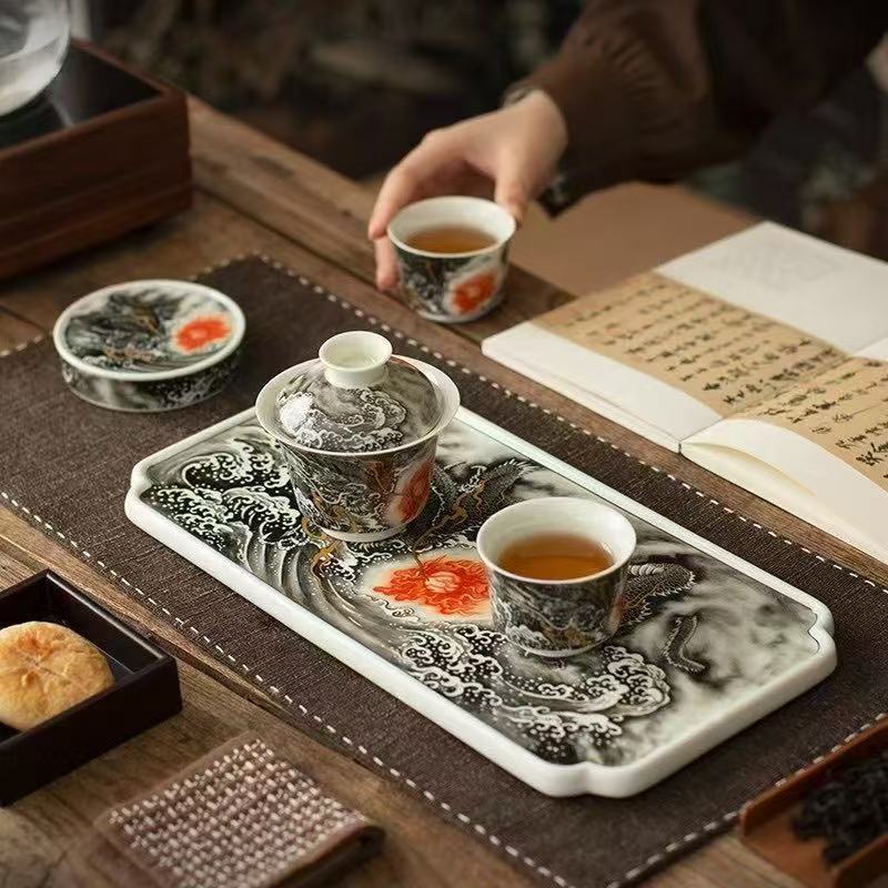 景德镇—墨龙出海功夫茶具