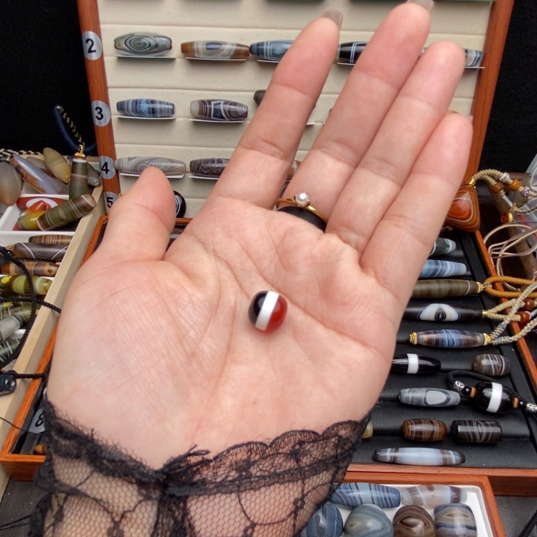 臭***麦玛瑙/玉髓未镶嵌吊坠