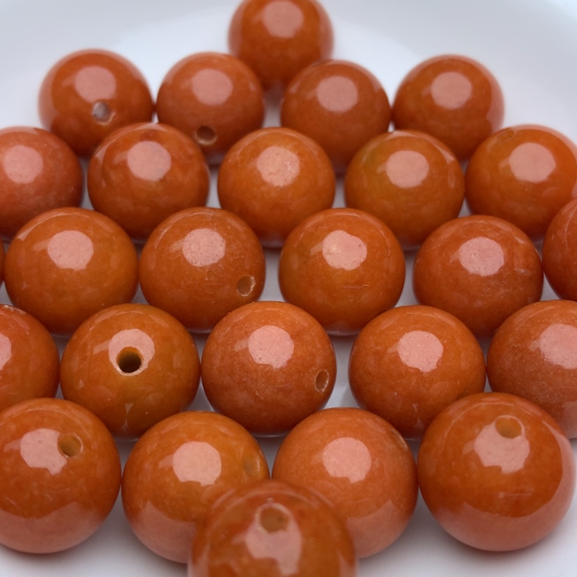 【闪购商品】翡翠手链未镶嵌卡13.8冰红5颗