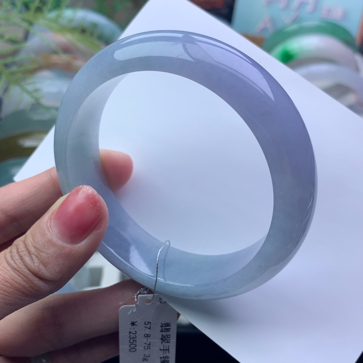 翡翠手镯未镶嵌天然翡翠手镯