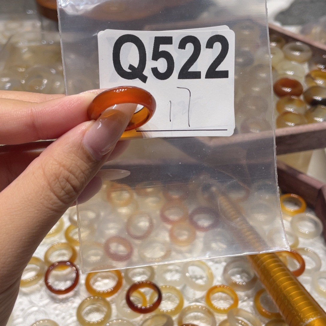 玛瑙/玉髓未镶嵌戒指522