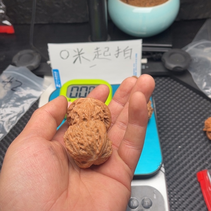 文玩核桃把件逆****更40磨盘