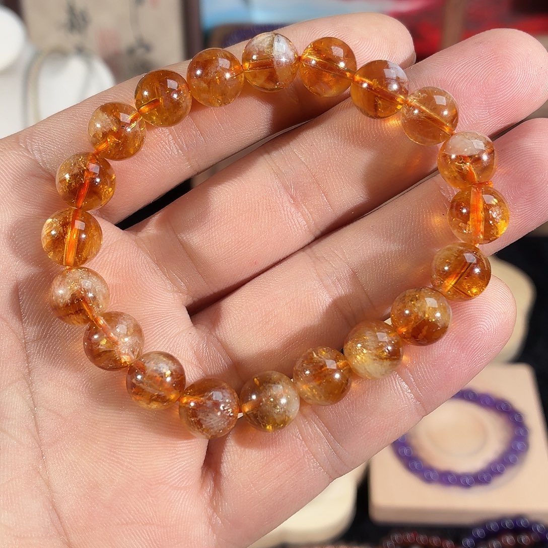 翡翠未镶嵌手镯黄塔晶