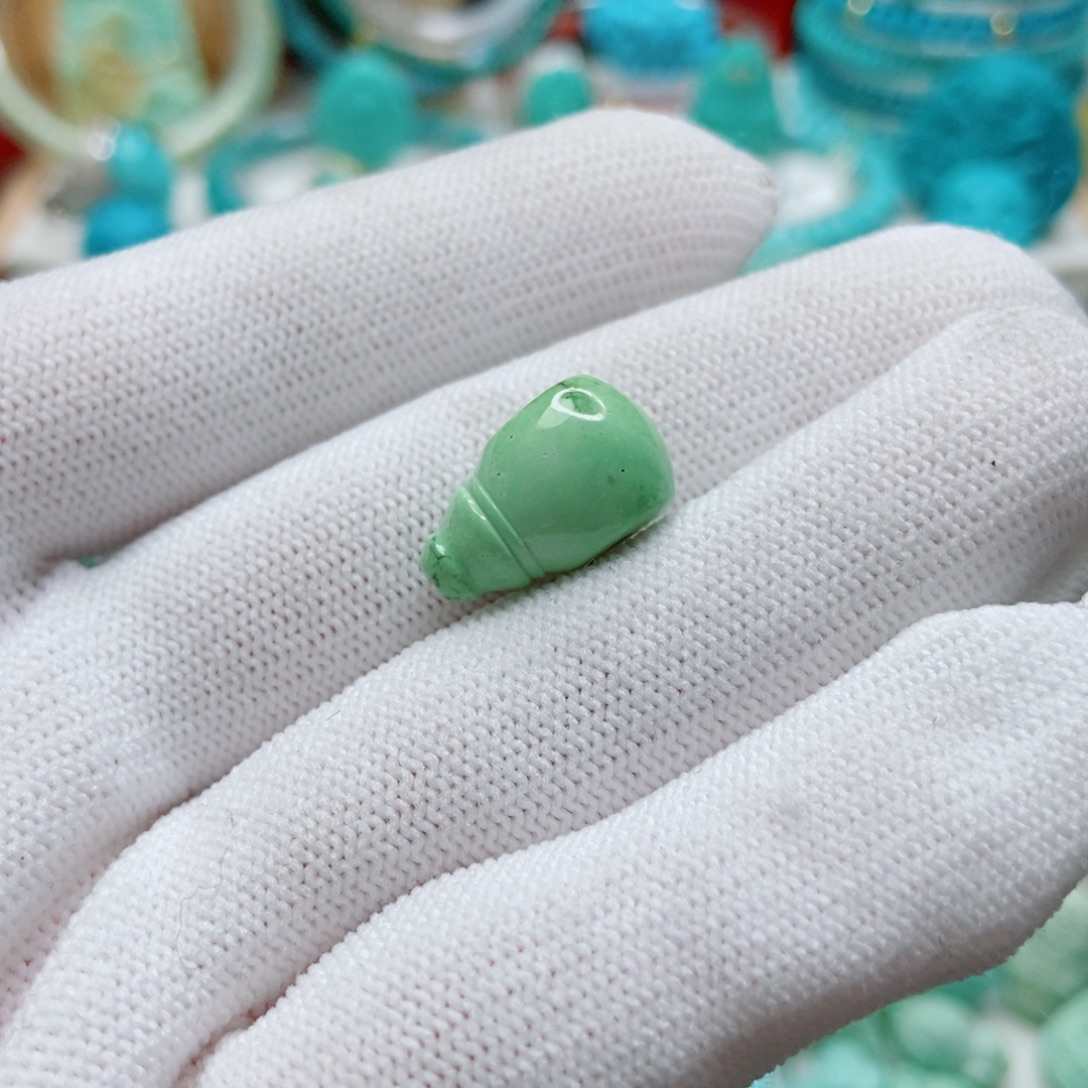 绿松石未镶嵌三通