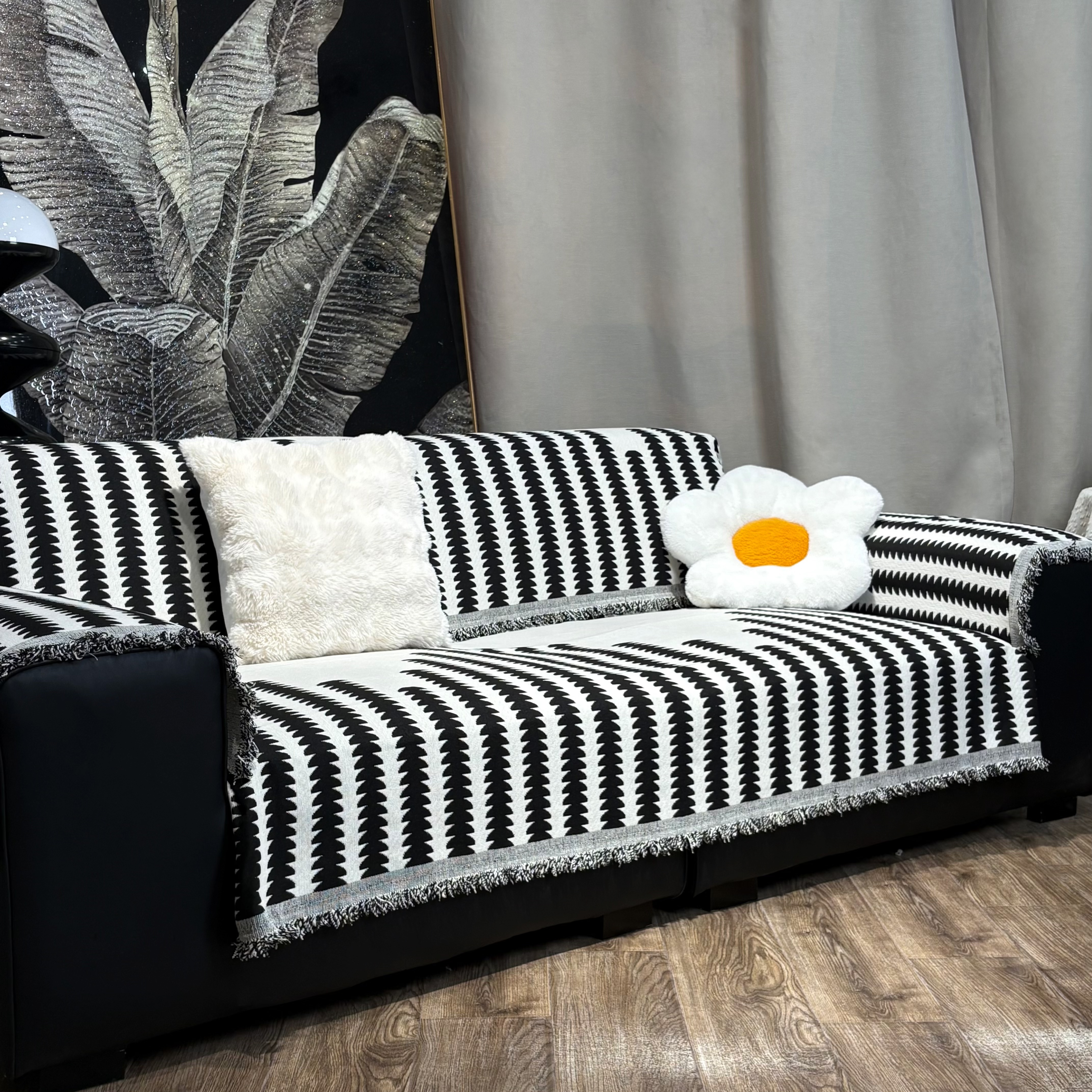 【麦穗】雪尼尔四季通用网红2025最新款防滑沙发垫沙发盖布轻奢简约