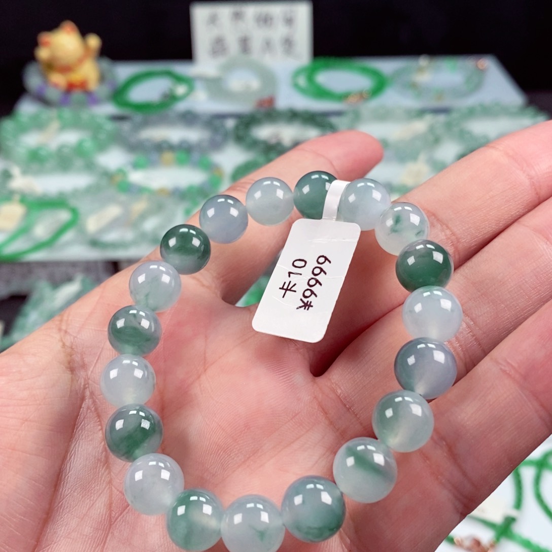 未镶嵌手链翡翠卡10