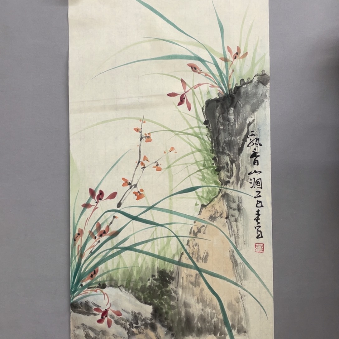 国画艺术家真人手绘