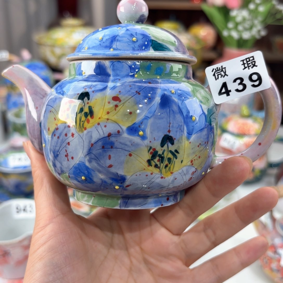 景德镇手绘高温釉下彩陶瓷茶具