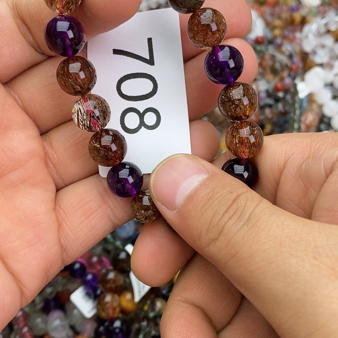 未镶嵌水晶手链手链