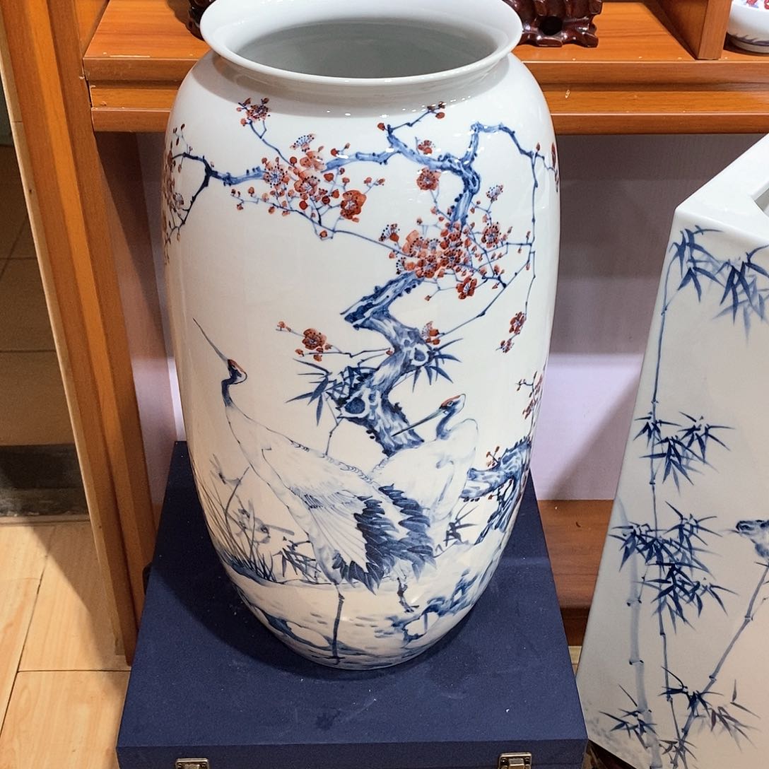 瓷片景德镇旭日堂陶瓷花瓶