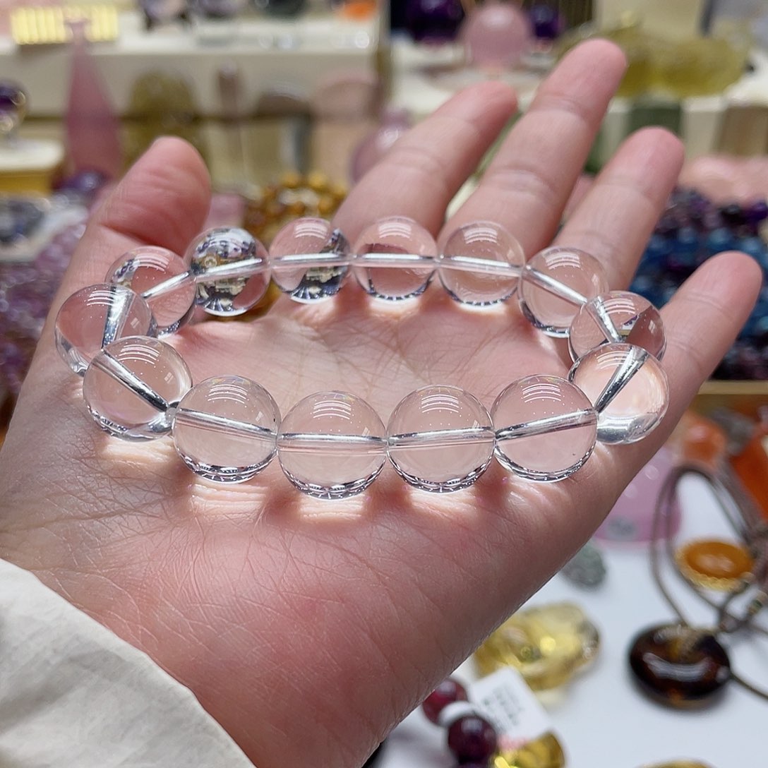 水晶手链未镶嵌白水晶